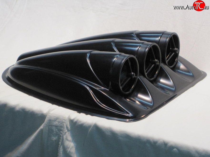 649 р. Воздухозаборник Турбо-III Porsche Cayenne 958 рестайлинг (2014-2018) (Неокрашенный)  с доставкой в г. Майкоп