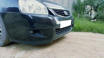 579 р. Универсальная губа (юбка) переднего бампера Cruze Style Ford Fiesta 6 хэтчбэк 3 дв. дорестайлинг (2008-2013)  с доставкой в г. Майкоп. Увеличить фотографию 9