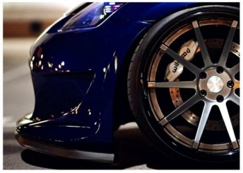 1 839 р. Универсальный гибкий сплиттер переднего бампера Sport KIA Optima 1 GD седан (2000-2005) (Цвет: чёрный)  с доставкой в г. Майкоп. Увеличить фотографию 2