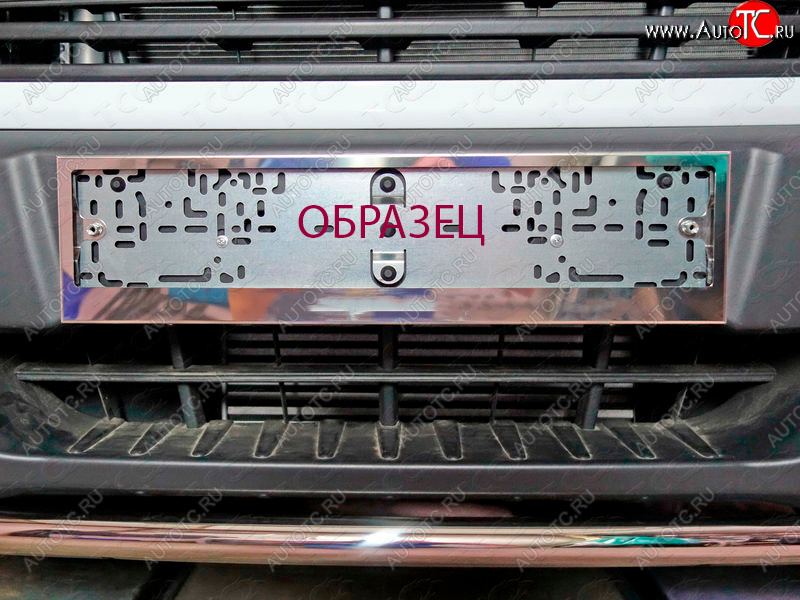 4 399 р. Рамка гос. номера универсальная (комплект) TCC Ford Ranger рестайлинг (2009-2011) (без логотипа)  с доставкой в г. Майкоп