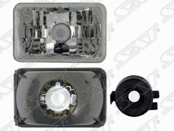 Универсальная фара (5 дюймов) SAT Nissan Qashqai +2 1 J10 дорестайлинг (2008-2010) (Хрустальная)