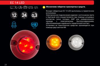 Передний габаритный огонь Евросвет ПАЗ 3204 Vector автобус 1-ый рестайлинг (2011-2017) (белый)