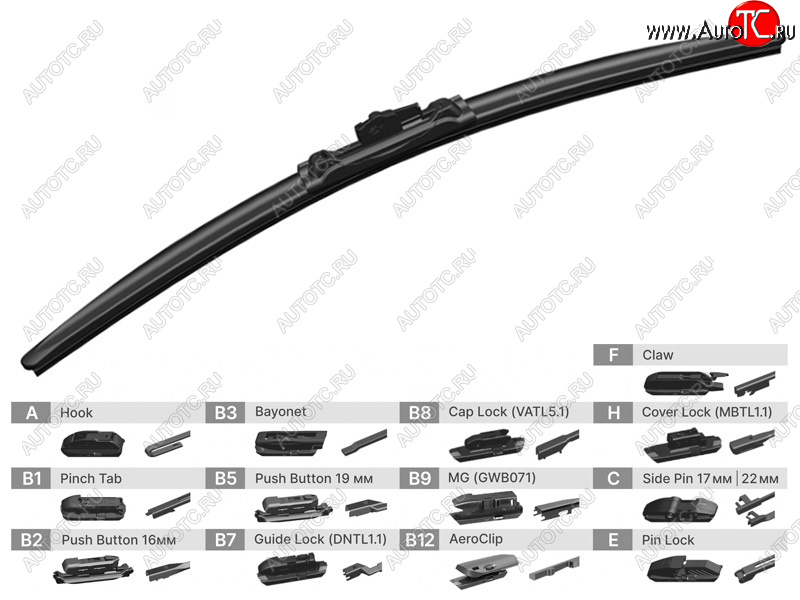 529 р. Щетка стеклоочистителя (Бескаркасная, 24″/600 мм) SAT BRP Renegade x-mr570 (2018-2025)  с доставкой в г. Майкоп