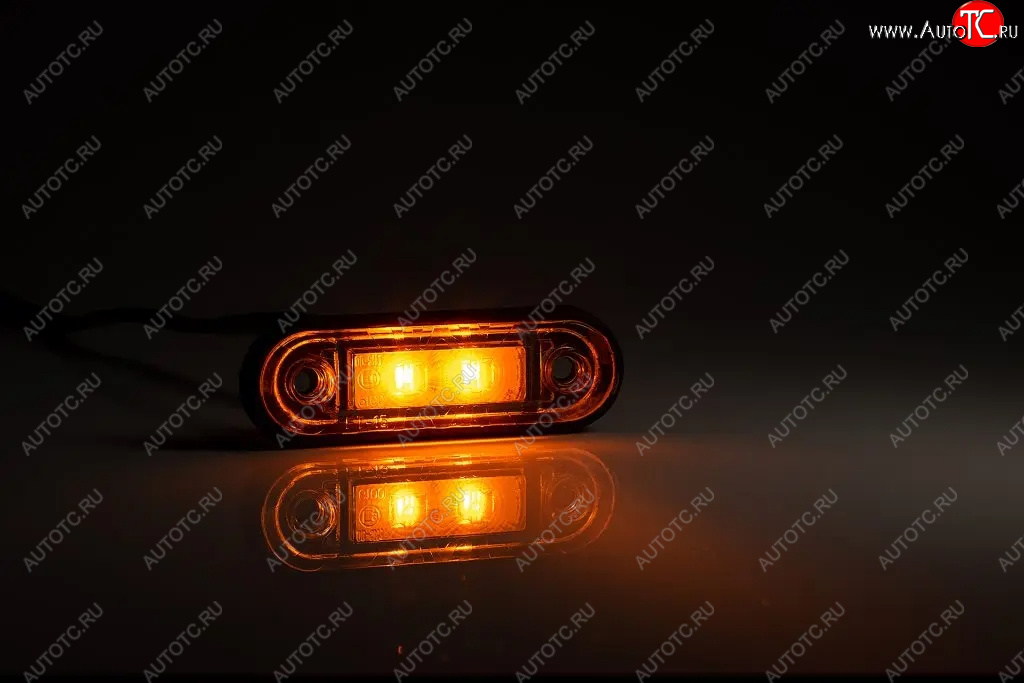 479 р. Фонарь габаритный (с проводом LED 85x27x19) FRISTOM Renault Magnum (2001-2005) (жёлтый)  с доставкой в г. Майкоп