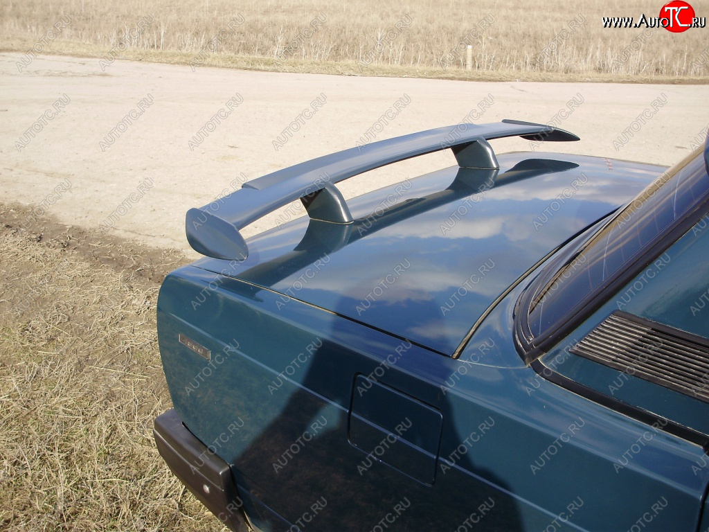 2 799 р. Длинный универсальный спойлер Кураж Daewoo Lanos T150 рестайлинг, седан (2000-2009) (Без места под стоп сигнал, Неокрашенный)  с доставкой в г. Майкоп