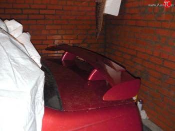 3 759 р. Низкий универсальный спойлер Кураж   (Неокрашенный, Стоп-сигнал красный)  с доставкой в г. Майкоп. Увеличить фотографию 4