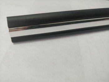 319 р. Универсальный уплотнитель FlexLine (16 mm U-LIP с хром полосой, 1 погонный метр) Opel Astra H универсал рестайлинг (2007-2015)  с доставкой в г. Майкоп. Увеличить фотографию 4