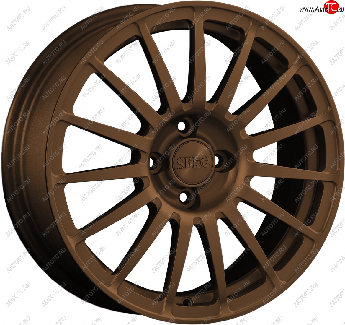 18 999 р. Кованый диск Slik classik R16x6.5 Коньячная бронза. Матовый (MBRZCGN) 6.5x16   (Цвет: MBRZCGN)  с доставкой в г. Майкоп