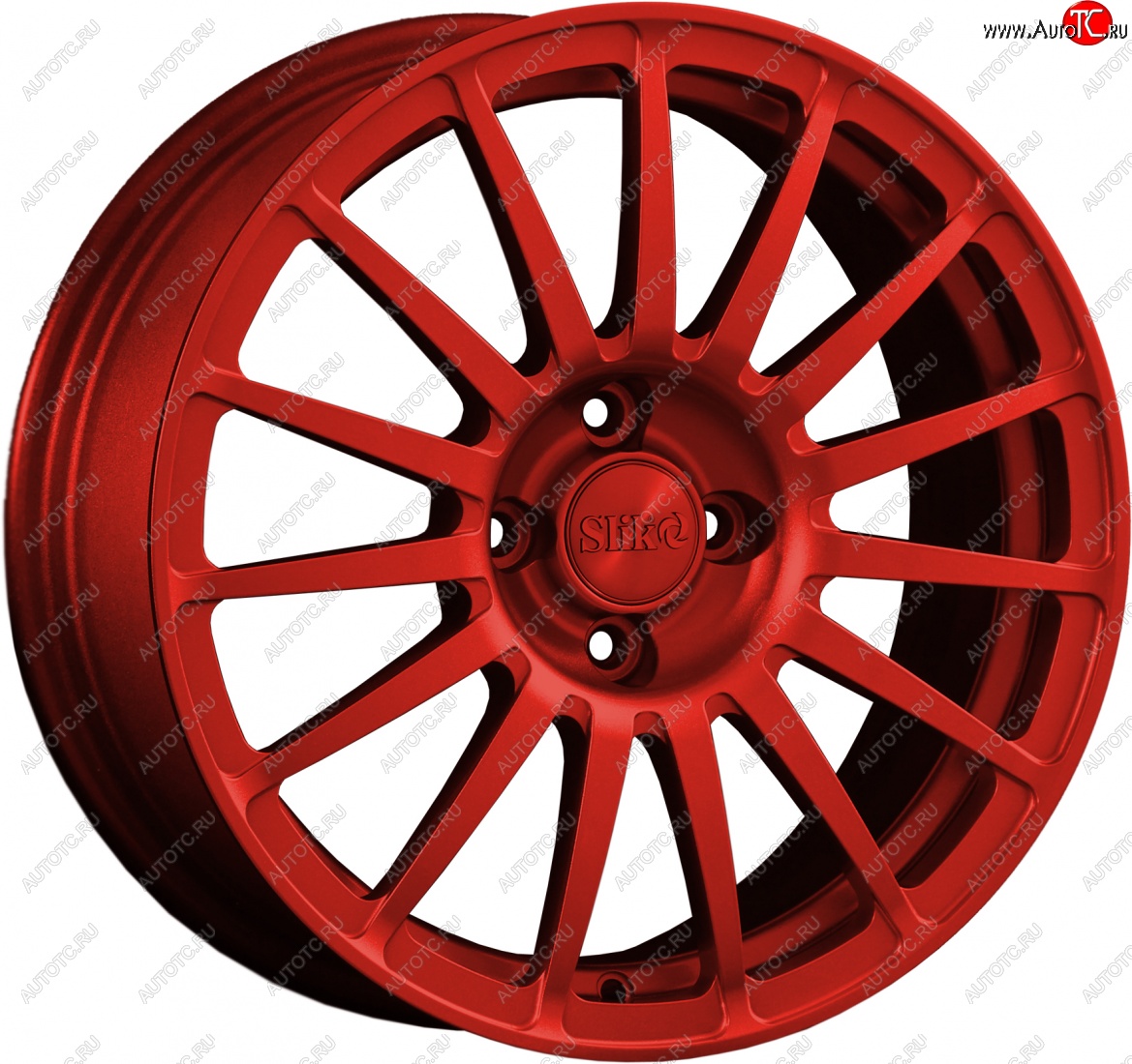 18 999 р. Кованый диск Slik classik R16x6.5 Красный (RED) 6.5x16   (Цвет: RED)  с доставкой в г. Майкоп
