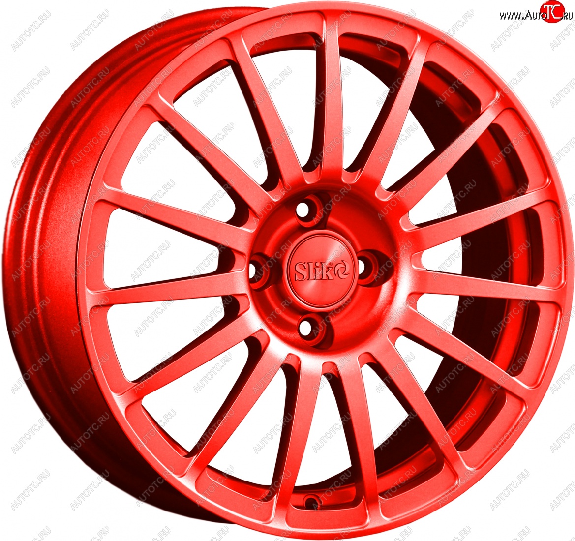 18 999 р. Кованый диск Slik classik R16x6.5 Candy алый 6.5x16   (Цвет: Candy алый 6.5x16)  с доставкой в г. Майкоп
