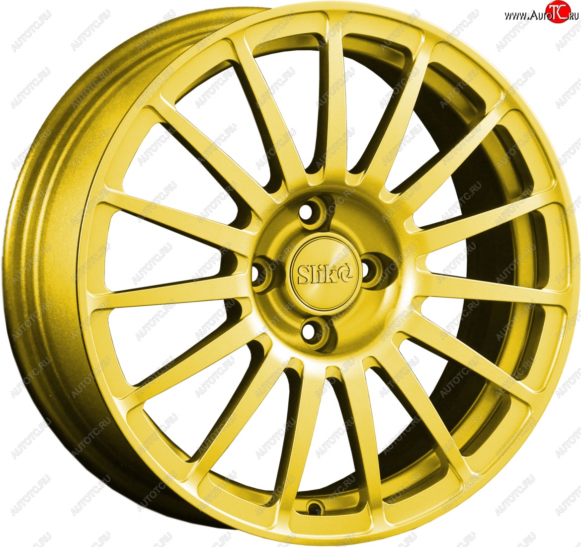 18 999 р. Кованый диск Slik classik R16x6.5 Ярко желтый RAL 1021 (YELLOW) 6.5x16   (Цвет: YELLOW)  с доставкой в г. Майкоп