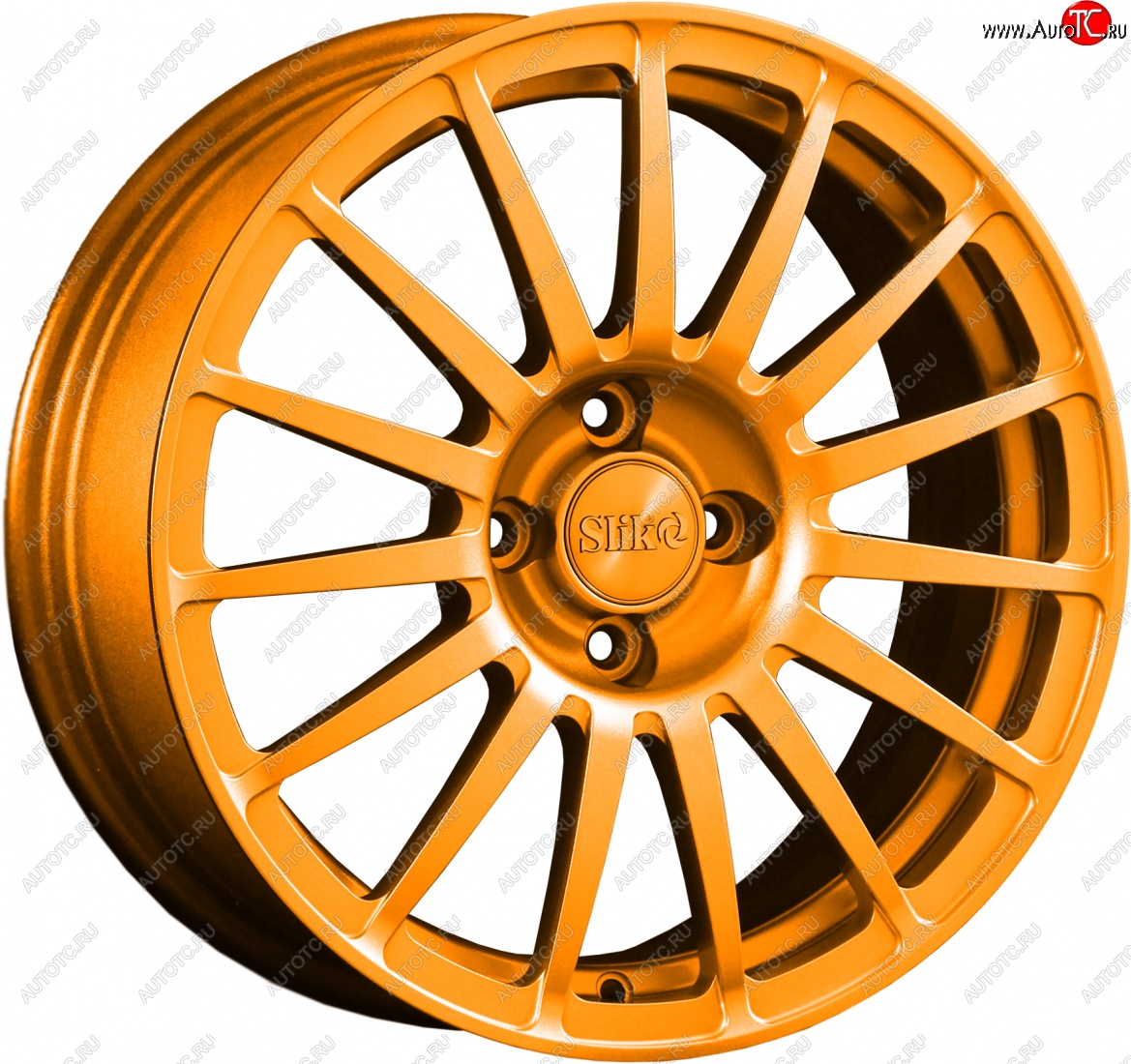 18 999 р. Кованый диск Slik classik R16x6.5 Ярко-оранжевый (ORANGE) 6.5x16   (Цвет: ORANGE)  с доставкой в г. Майкоп