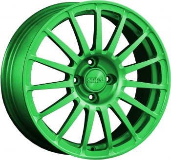 Кованый диск Slik classik R16x6.5 RAL 6038 ярко-зеленый (6038) 6.5x16  (Цвет: 6038)