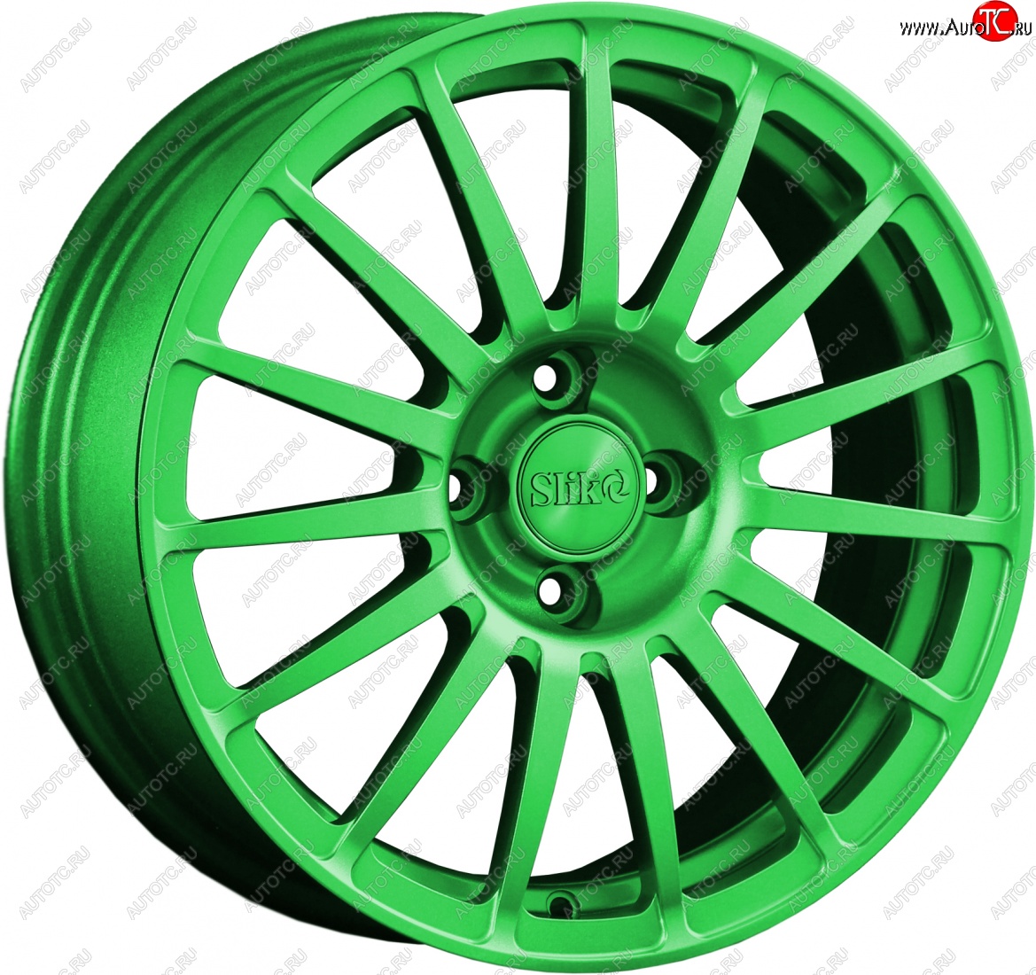 18 999 р. Кованый диск Slik classik R16x6.5 RAL 6038 ярко-зеленый (6038) 6.5x16   (Цвет: 6038)  с доставкой в г. Майкоп