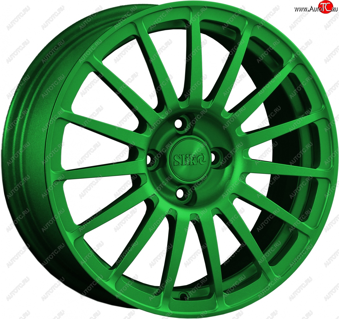 18 999 р. Кованый диск Slik classik R16x6.5 Зеленый (GREEN) 6.5x16   (Цвет: GREEN)  с доставкой в г. Майкоп