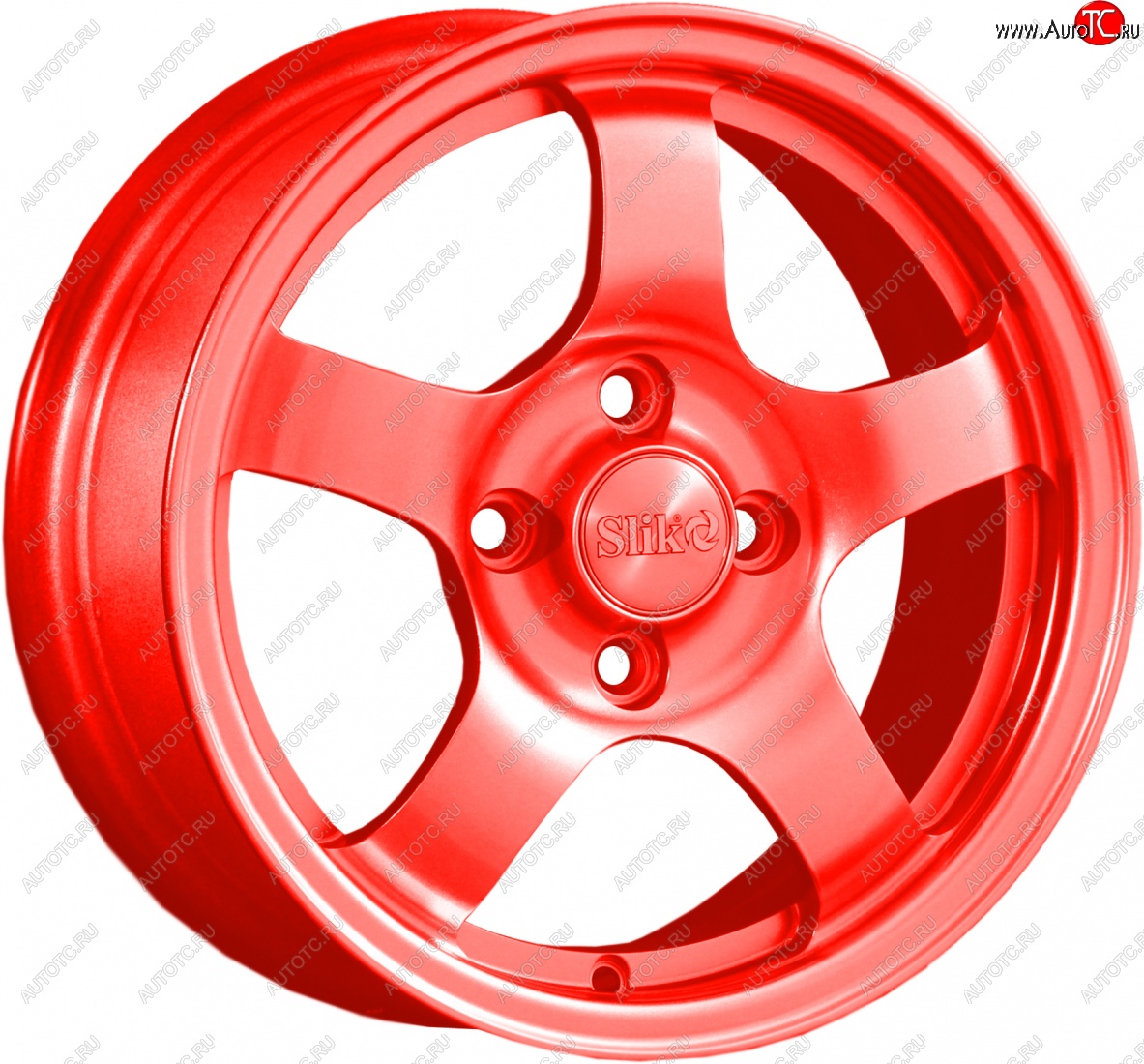 12 799 р. Кованый диск Slik Classik 6x14 (Ярко-алый 3026)   (Цвет: Ярко-алый 3026)  с доставкой в г. Майкоп