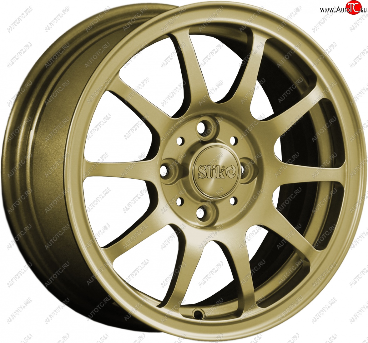 12 799 р. Кованый диск Slik Classik 6x14 (Металлик золотой)   (Цвет: Металлик золотой)  с доставкой в г. Майкоп