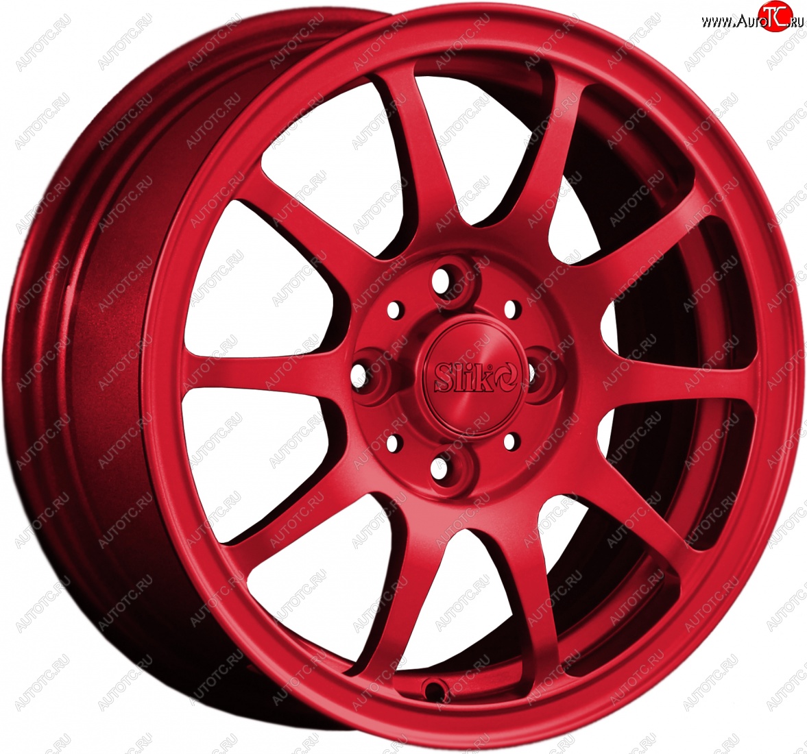 12 799 р. Кованый диск Slik Classik 6x14 (Candy красный)   (Цвет: Candy красный)  с доставкой в г. Майкоп