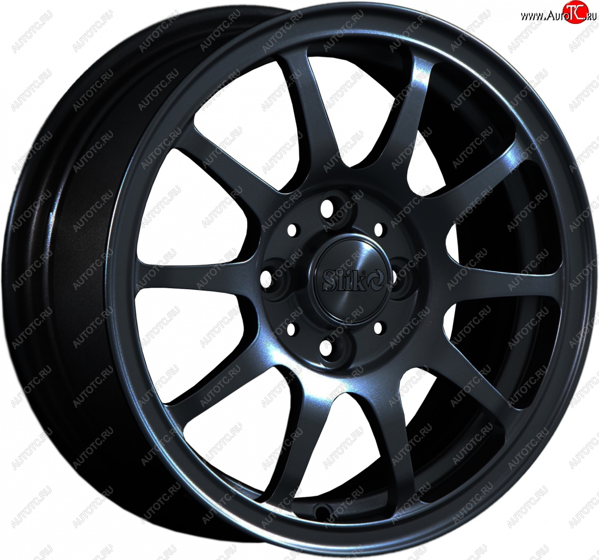 12 799 р. Кованый диск Slik Classik 6x14 (Черный матовый)   (Цвет: Черный матовый)  с доставкой в г. Майкоп