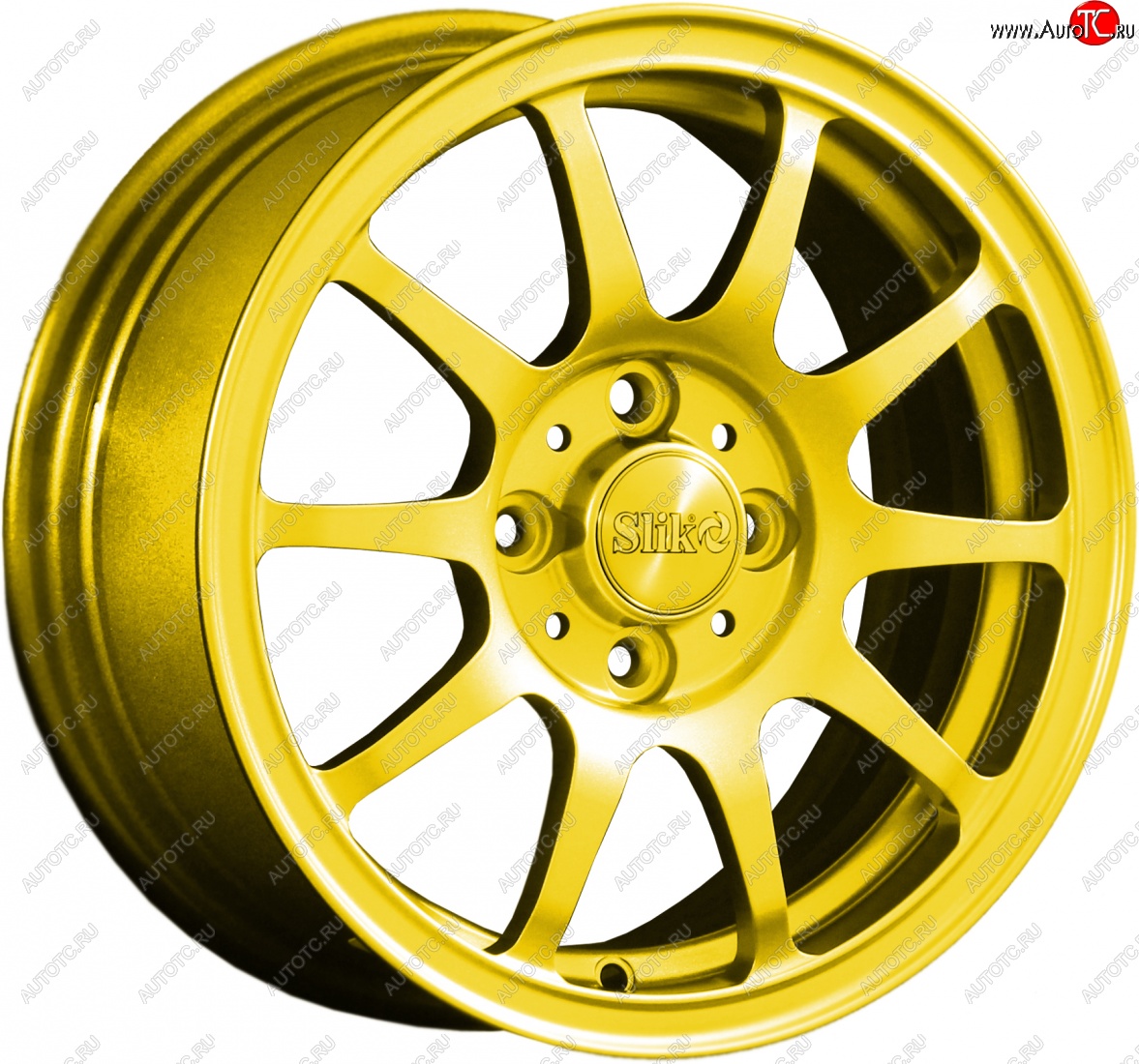 12 799 р. Кованый диск Slik Classik 6x14 (Ярко желтый RAL 1021)   (Цвет: Ярко желтый RAL 1021)  с доставкой в г. Майкоп