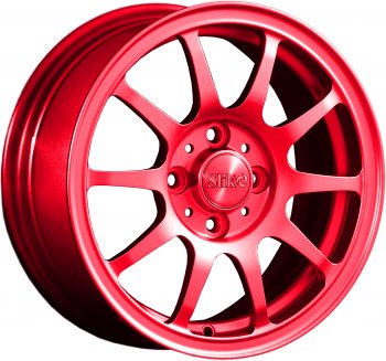 Кованый диск Slik Classik 6x14 (RAL 3026 ярко алый)  (Цвет: RAL 3026 ярко алый)