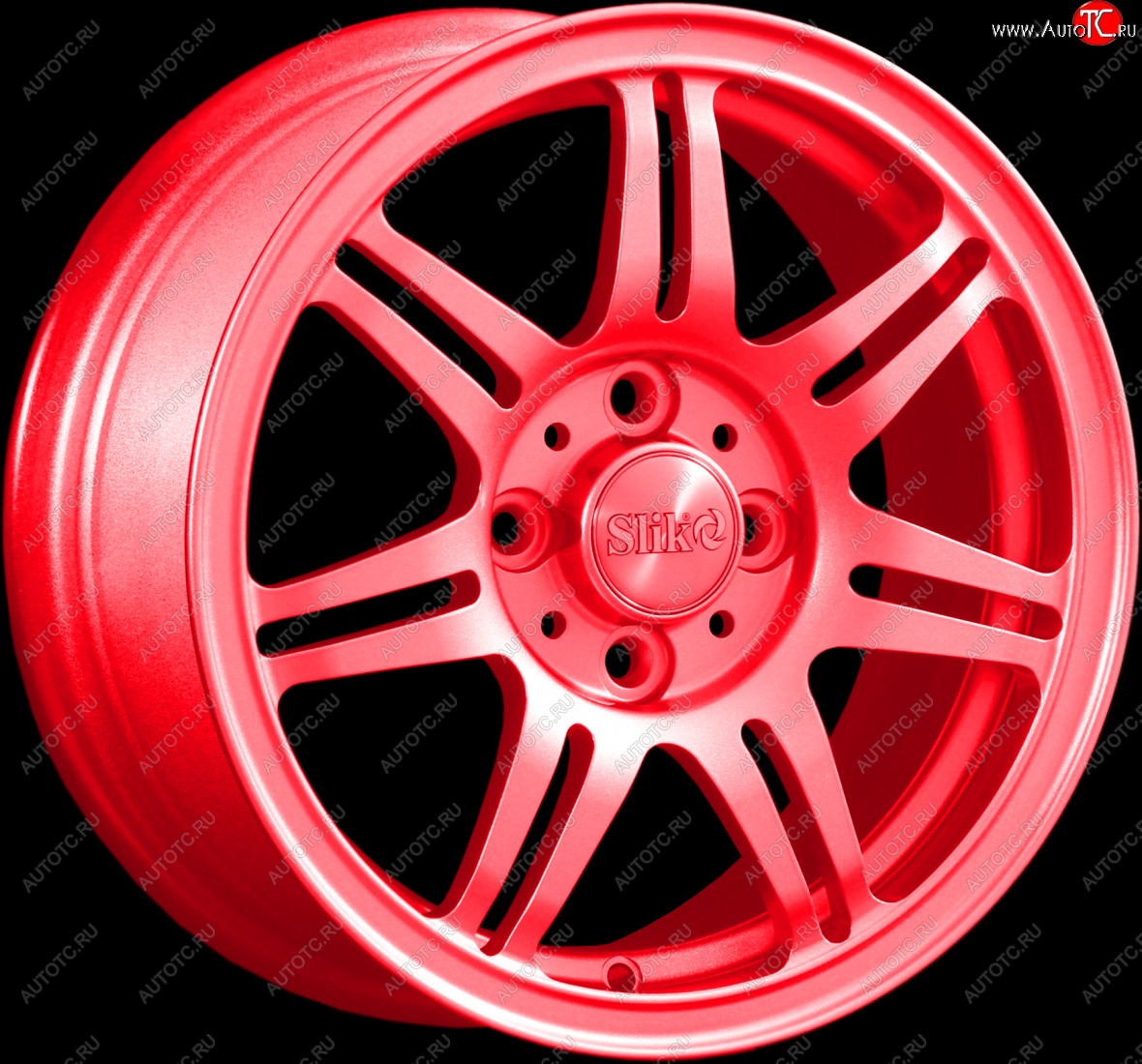 12 799 р. Кованый диск Slik Classik 6x14 (Candy алый)   (Цвет: Candy алый)  с доставкой в г. Майкоп