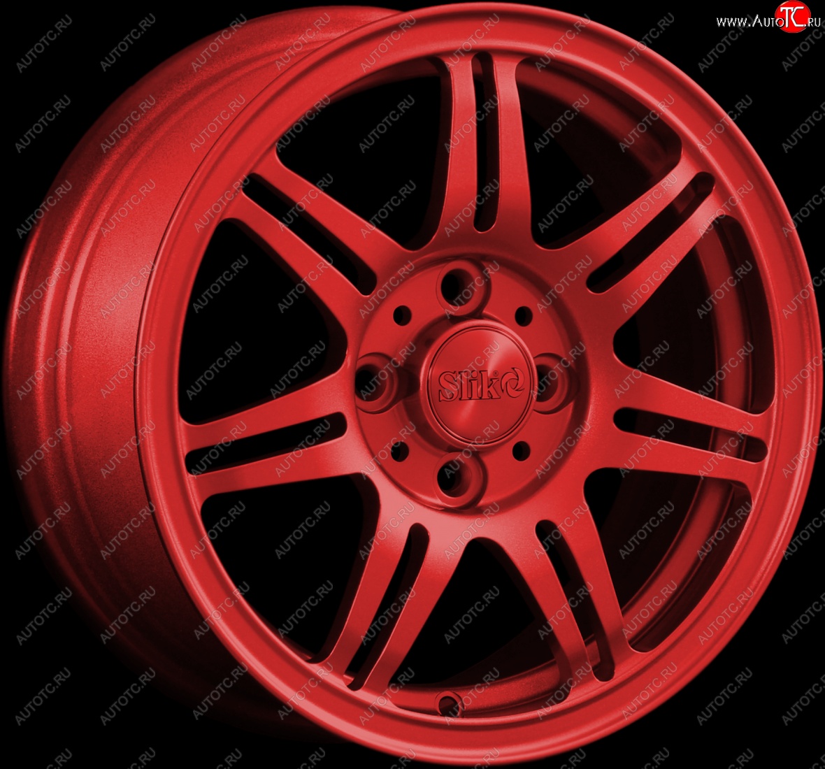 12 799 р. Кованый диск Slik Classik 6x14 (Candy красный)   (Цвет: Candy красный)  с доставкой в г. Майкоп