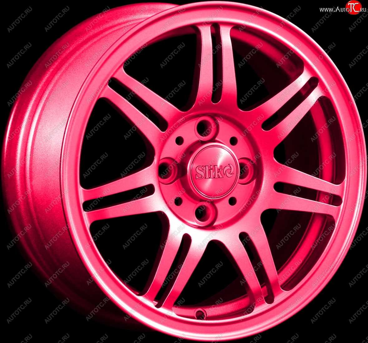 12 799 р. Кованый диск Slik Classik 6x14 (Candy рубиновый)   (Цвет: Candy рубиновый)  с доставкой в г. Майкоп