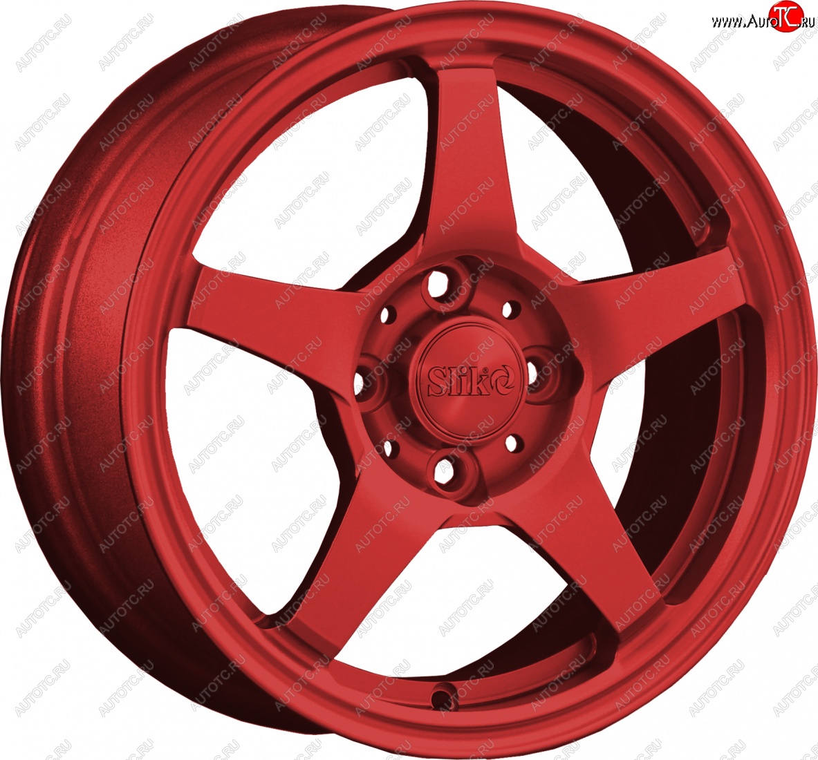 12 799 р. Кованый диск Slik Classik 6x14 (Красный)   (Цвет: Красный)  с доставкой в г. Майкоп