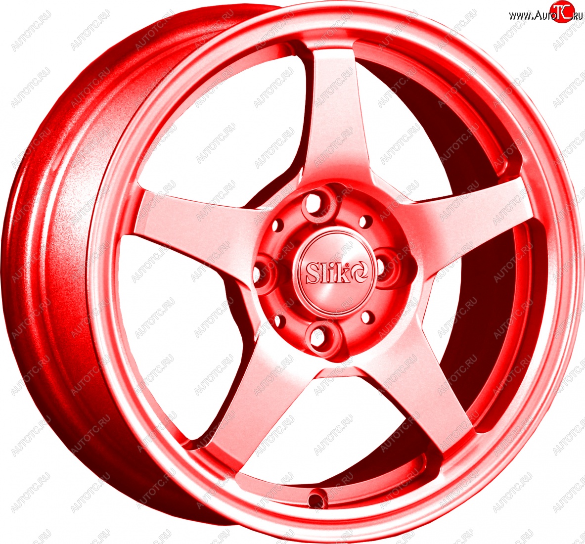 12 799 р. Кованый диск Slik Classik 6x14 (Candy алый)   (Цвет: Candy алый)  с доставкой в г. Майкоп