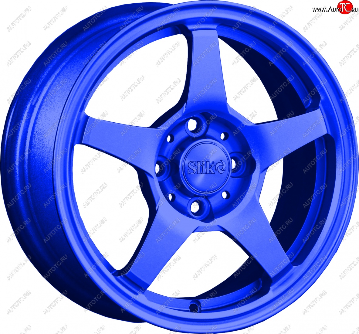 12 799 р. Кованый диск Slik Classik 6x14 (Синий)   (Цвет: Синий)  с доставкой в г. Майкоп