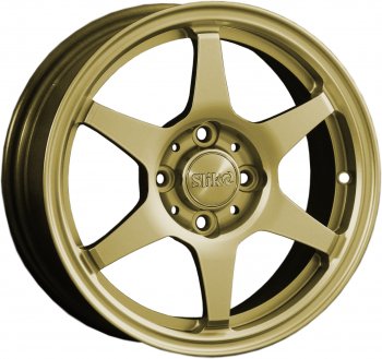 Кованый диск Slik Classik 6x14 (Металлик золотой) Daihatsu Thor M900S,M910S рестайлинг (2020-2025) 4x100.0xDIA54.1xET35.0