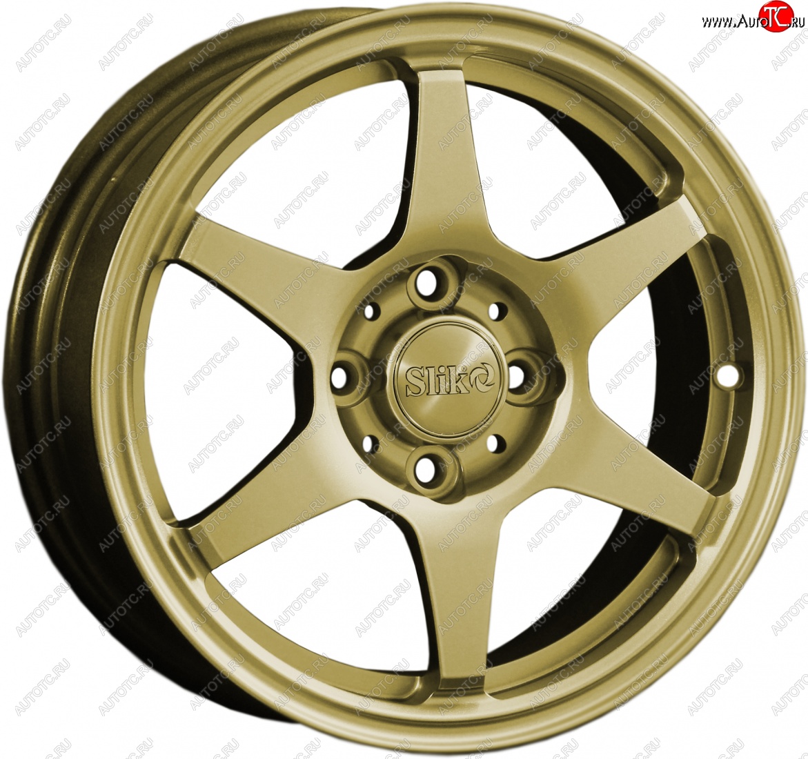 12 799 р. Кованый диск Slik Classik 6x14 (Металлик золотой)   (Цвет: Металлик золотой)  с доставкой в г. Майкоп