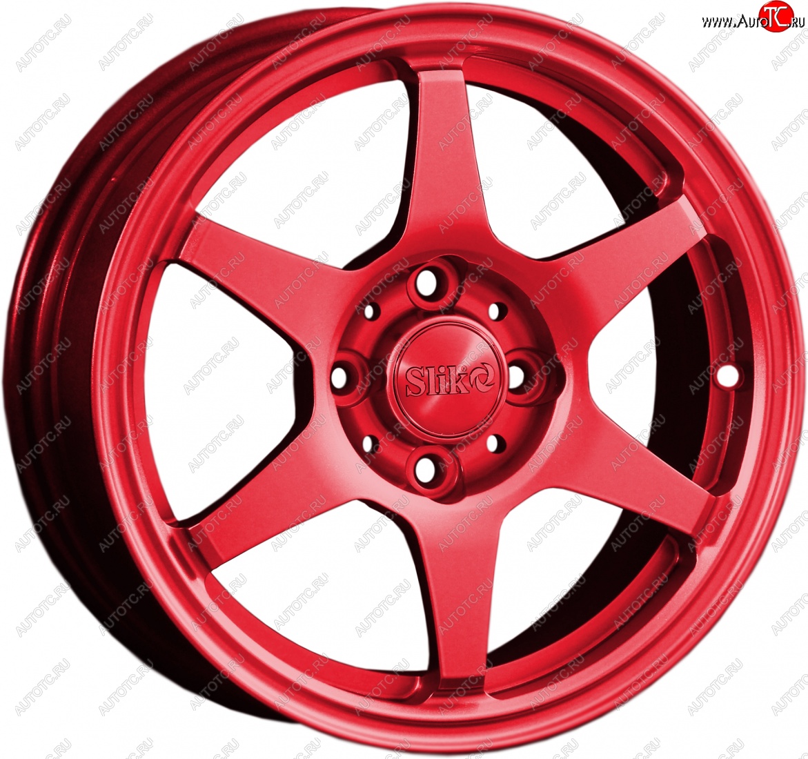12 799 р. Кованый диск Slik Classik 6x14 (Candy красный)   (Цвет: Candy красный)  с доставкой в г. Майкоп