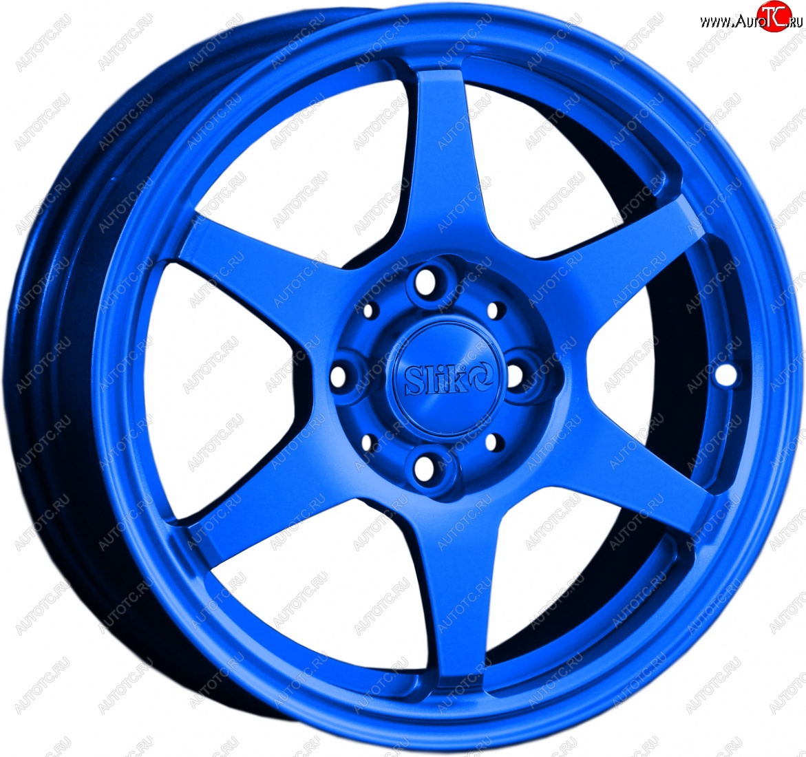 12 799 р. Кованый диск Slik Classik 6x14 (Синий)   (Цвет: Синий)  с доставкой в г. Майкоп