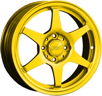 Кованый диск Slik Classik 6x14 (Ярко желтый RAL 1021)  (Цвет: Ярко желтый RAL 1021)