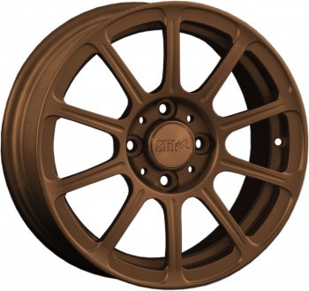 Кованый диск Slik Classik 6x14 (Металлик коньячная бронза. Глянец)  (Цвет: Металлик коньячная бронза. Глянец)