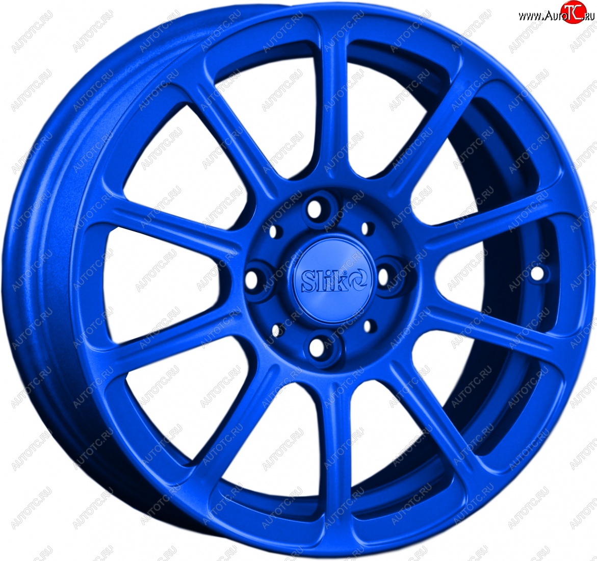 5 999 р. Кованый диск Slik Classik 6x14 (Синий)   (Цвет: Синий)  с доставкой в г. Майкоп