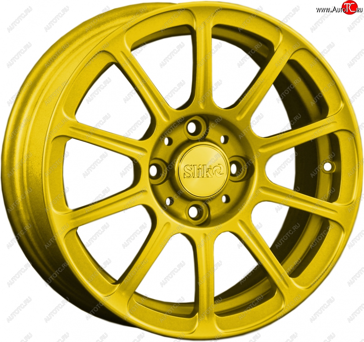 5 999 р. Кованый диск Slik Classik 6x14 (Ярко желтый RAL 1021)   (Цвет: Ярко желтый RAL 1021)  с доставкой в г. Майкоп