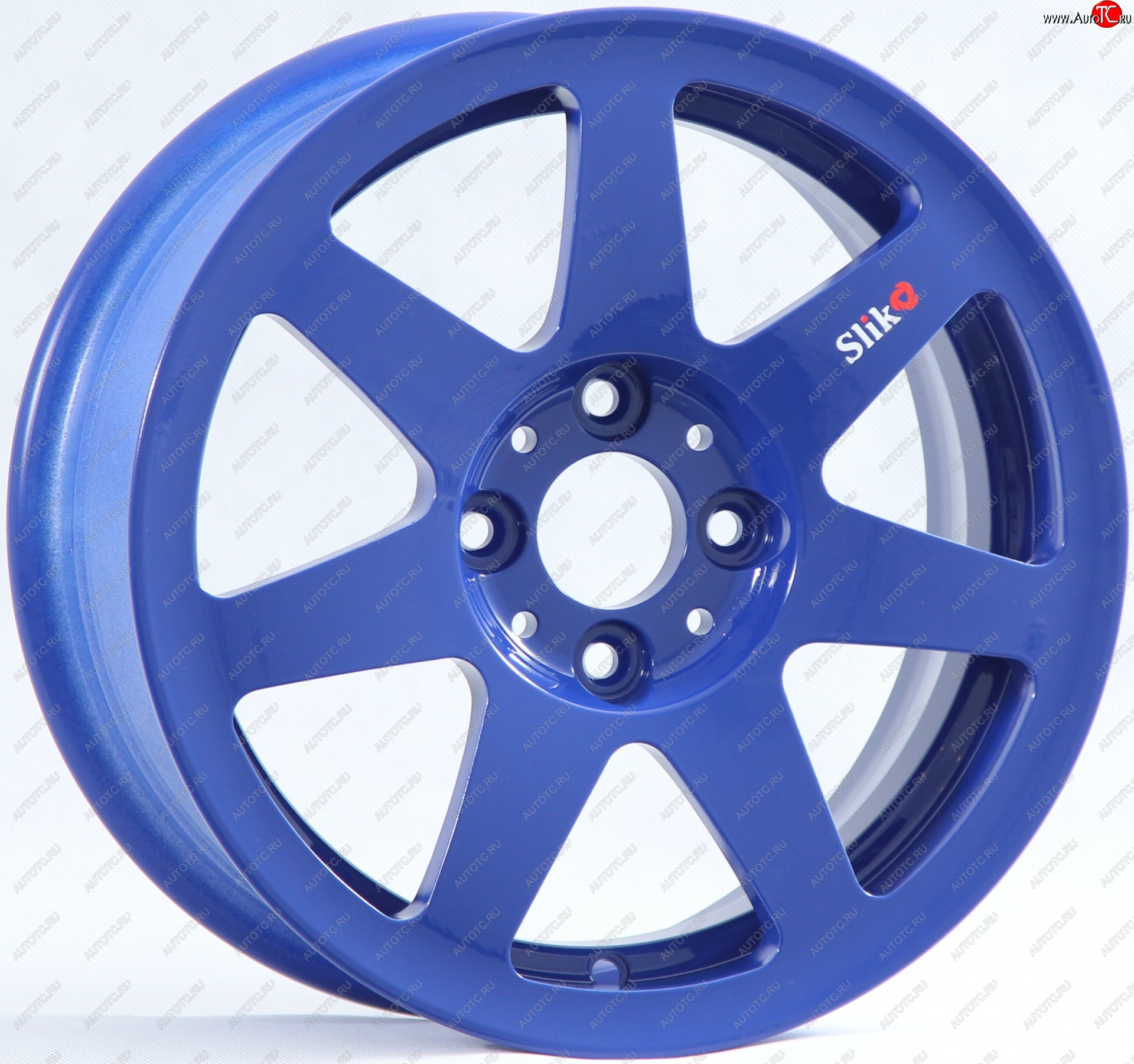 13 499 р. Кованый диск Slik Classik 6x14 (Синий)   (Цвет: Синий)  с доставкой в г. Майкоп
