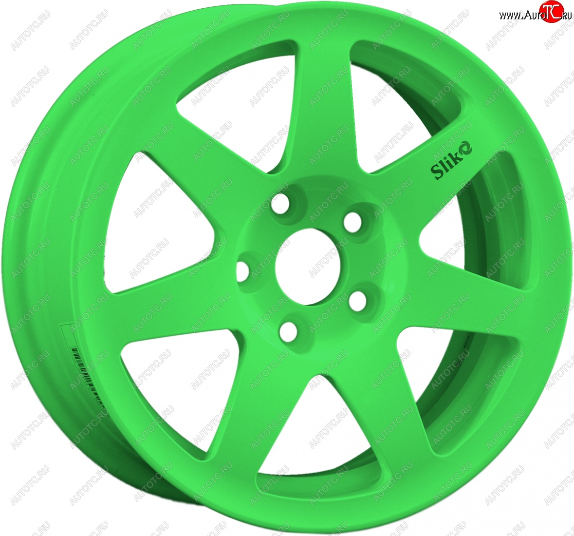 13 499 р. Кованый диск Slik Classik 6x14 (RAL 6038 ярко-зеленый)   (Цвет: RAL 6038 ярко-зеленый)  с доставкой в г. Майкоп