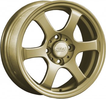 Кованый диск Slik Classik 6x14 (Металлик золотой) Daihatsu Thor M900S,M910S рестайлинг (2020-2025) 4x100.0xDIA54.1xET35.0