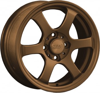 Кованый диск Slik Classik 6x14 (Металлик коньячная бронза. Матовый)  (Цвет: Металлик коньячная бронза. Матовый)
