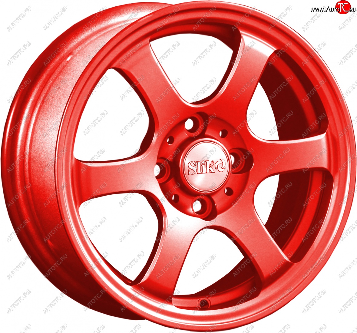 12 799 р. Кованый диск Slik Classik 6x14 (Candy алый)   (Цвет: Candy алый)  с доставкой в г. Майкоп