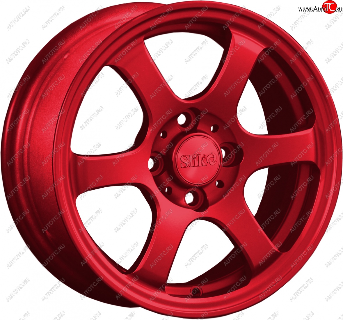 12 799 р. Кованый диск Slik Classik 6x14 (Candy красный)   (Цвет: Candy красный)  с доставкой в г. Майкоп
