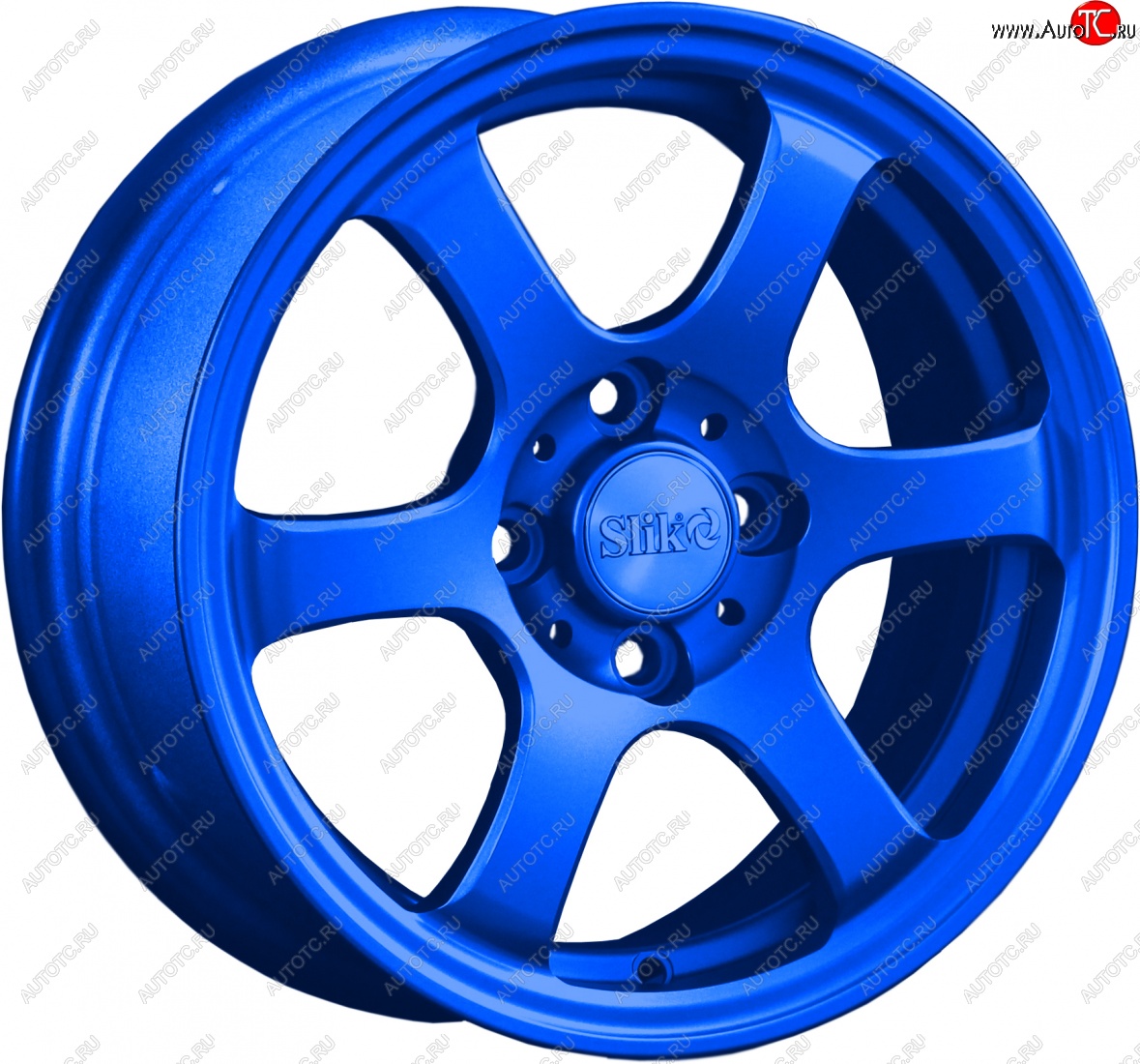 12 799 р. Кованый диск Slik Classik 6x14 (Синий)   (Цвет: Синий)  с доставкой в г. Майкоп