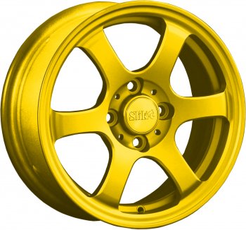 Кованый диск Slik Classik 6x14 (Ярко-желтый RAL 1021)  (Цвет: Ярко-желтый RAL 1021)
