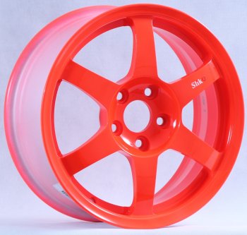 Кованый диск Slik Classik 6x14 (RAL 3026 ярко-алый)  (Цвет: RAL 3026 ярко-алый)