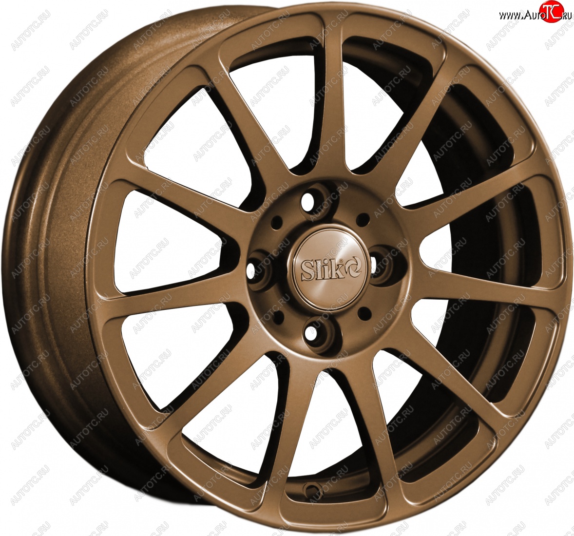 12 799 р. Кованый диск Slik Classik 6x14 (Металлик: коньячная бронза матовый MBRZCGN)   (Цвет: Металлик: коньячная бронза матовый MBRZCGN)  с доставкой в г. Майкоп