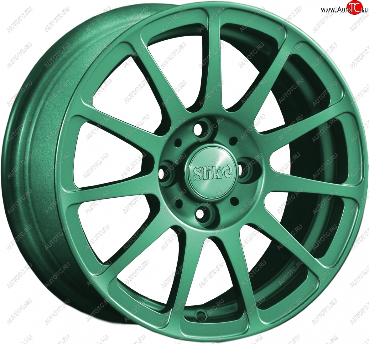 12 799 р. Кованый диск Slik Classik 6x14 (Candy - изумрудно-зелёный)   (Цвет: Candy - изумрудно-зелёный)  с доставкой в г. Майкоп